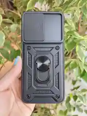 Черный чехол противоударный armors для Realme 10 4G / Реалми 10 4G с защитой камеры