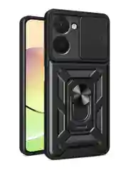 Черный чехол противоударный armors для Realme 10 4G / Реалми 10 4G с защитой камеры