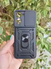Черный чехол противоударный armors для Realme 10 4G / Реалми 10 4G с защитой камеры