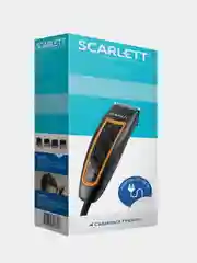 Машинка для стрижки волос SCARLETT SC-HC63C18, 15 Вт, черный/оранжевый