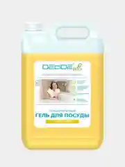 Средство для мытья посуды DECIDE Professional "Лимон-лайм", гель, 5 л