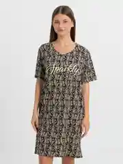 Бежевый платье женское из хлопка, туника домашняя