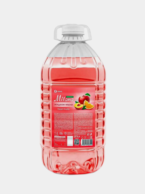 Жидкое мыло Grass "Milana эконом" Fresh Fruits, 5 л