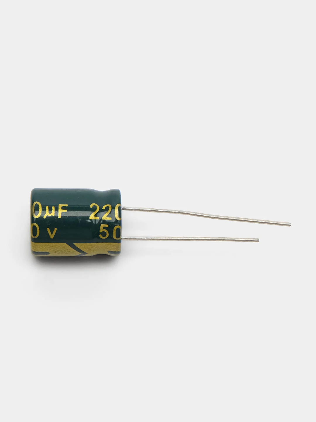 220мкФ 50в Конденсатор электролитический 220UF 50V 105C 10х13мм