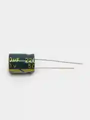 220мкФ 50в Конденсатор электролитический 220UF 50V 105C 10х13мм