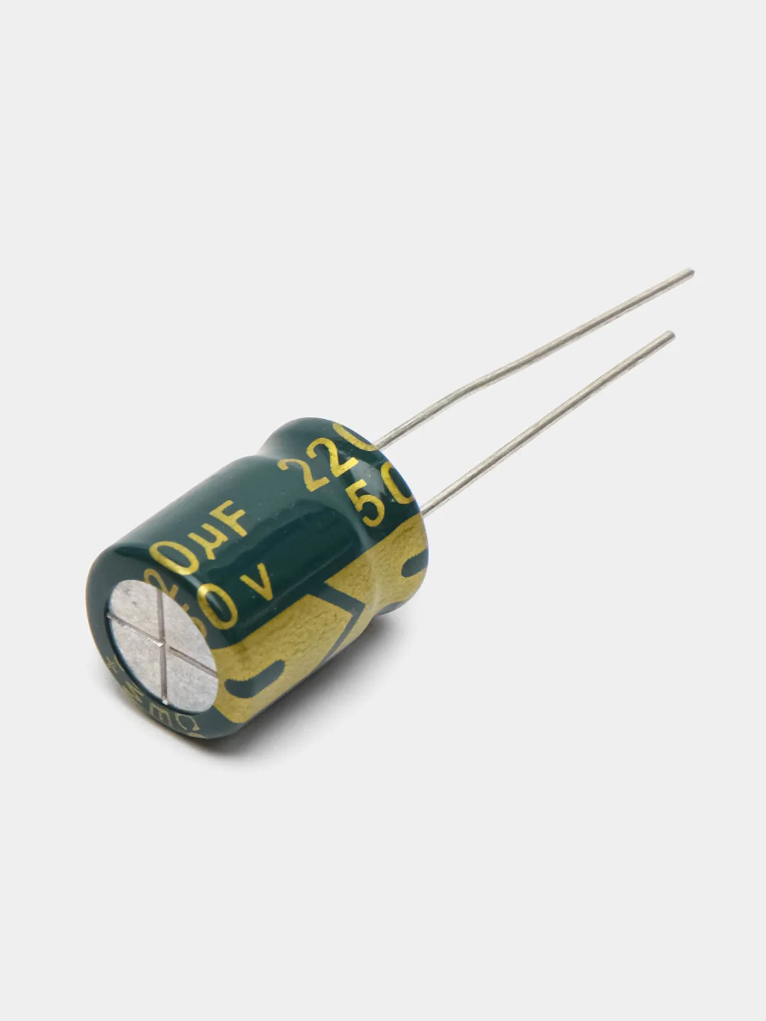 220мкФ 50в Конденсатор электролитический 220UF 50V 105C 10х13мм