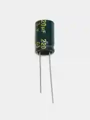 220мкФ 63в Конденсатор электролитический 220UF 63V 105C 10х17мм