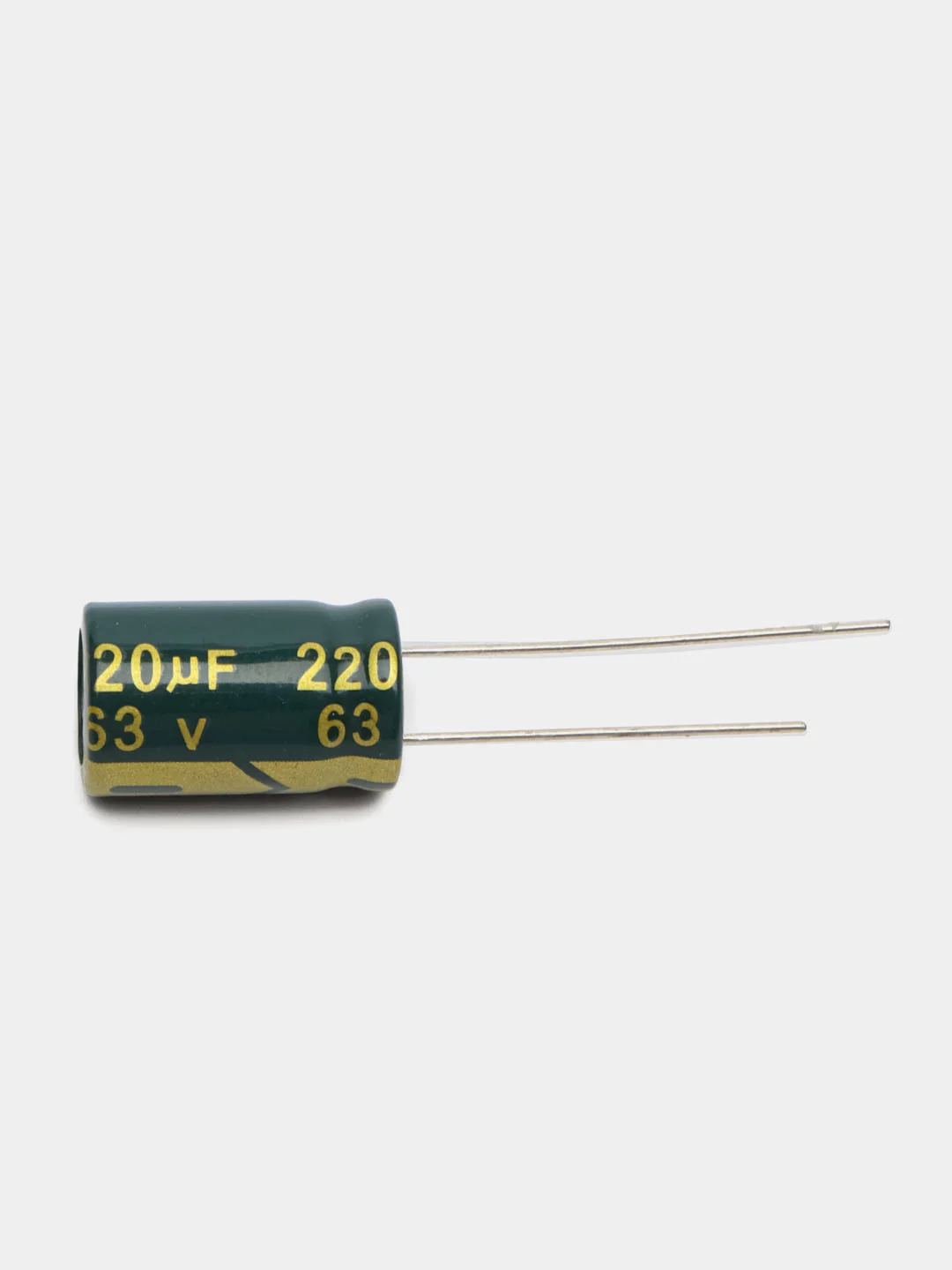 220мкФ 63в Конденсатор электролитический 220UF 63V 105C 10х17мм
