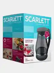 Электрический чайник SCARLETT SC-EK27G82, стекло, 2200 Вт, 1.7 л, черный