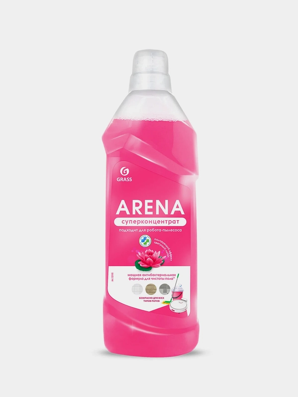 Средство с полирующим эффектом для пола Grass "Arena" Цветущий лотос, 1 л