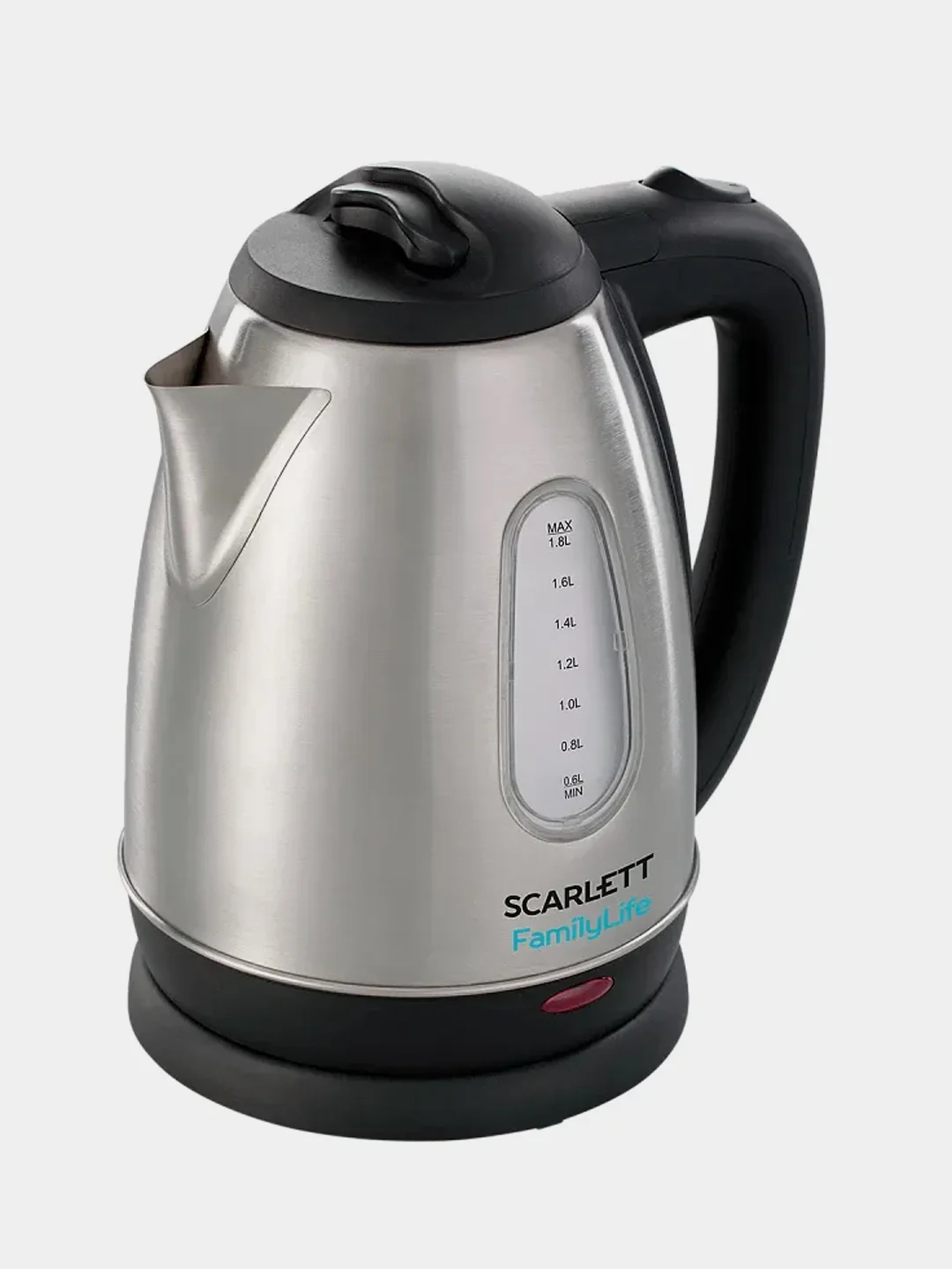 Электрический чайник SCARLETT SC-EK21S20, 1600 Вт, 1.8 л, сталь