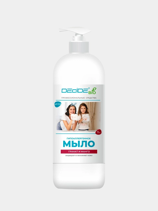 Мыло жидкое DECIDE Professional "Гранат и манго", 1 л
