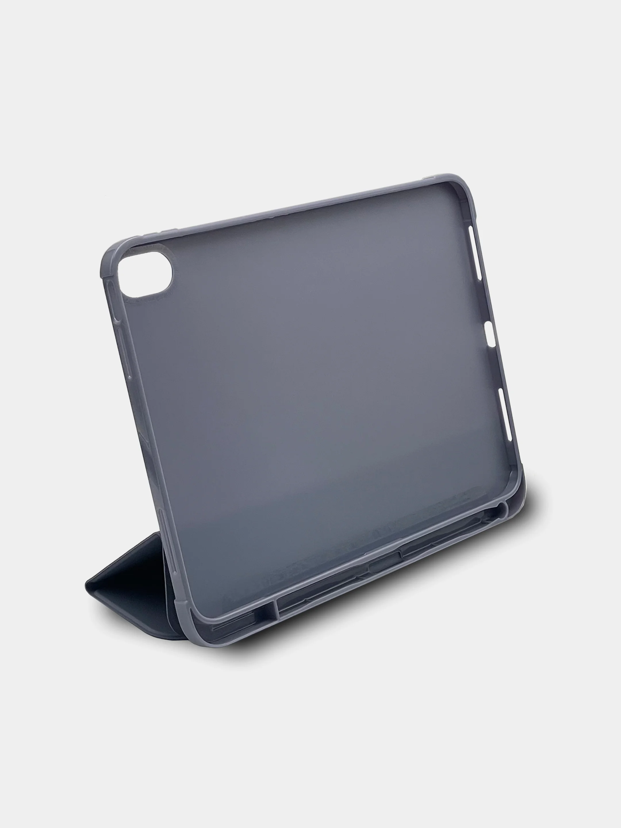 Серый меланж чехол для iPad, IPad Air 1/2/3/4/5/6, iPad Pro (2018-2024), iPad 10.9 с местом для стилуса