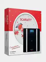Весы напольные SCARLETT SC-BS33ED112, диагностика, черный, 180 кг