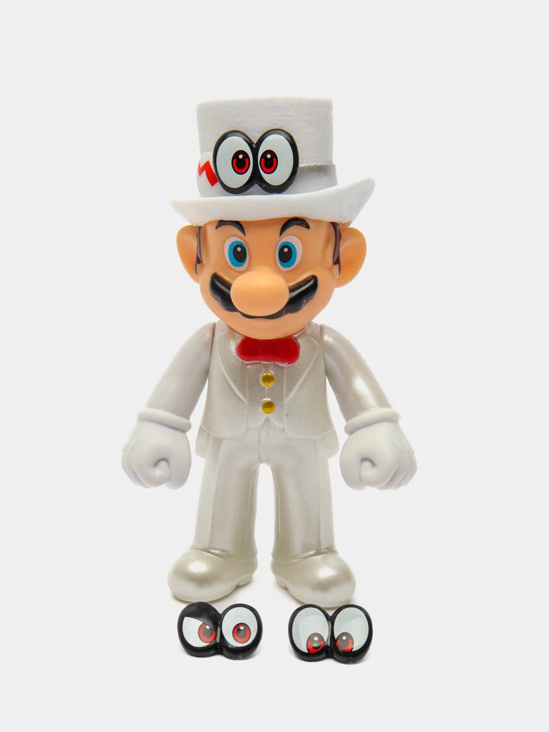 Разноцветный фигурка: Mario (Марио В цилиндре) 13 см