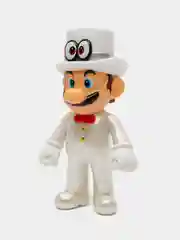 Разноцветный фигурка: Mario (Марио В цилиндре) 13 см