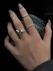 Кольца, набор 4 штуки
