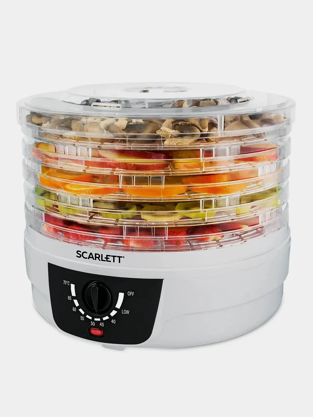 Сушилка для овощей SCARLETT SC-FD421004, 250 Вт, 5 поддонов, белый