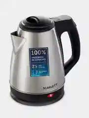 Электрический чайник SCARLETT SC-EK21S25, 1350 Вт, 1.5 л, сталь