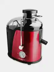 Соковыжималка центрифужная SCARLETT SC-JE50S15, 850 Вт, красный/черный