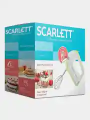 Миксер SCARLETT SC-HM40S15, 400Вт, белый/зеленый