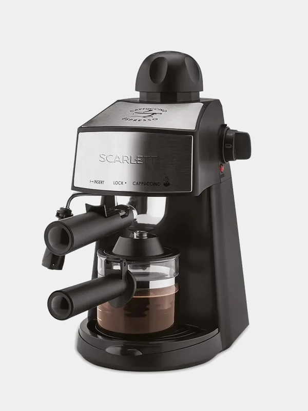 Кофеварка SCARLETT SC-CM33004, 800 Вт, черный