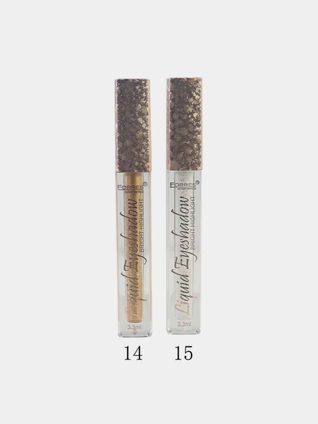 Жидкие тени для век Farres Glitter, с шимером