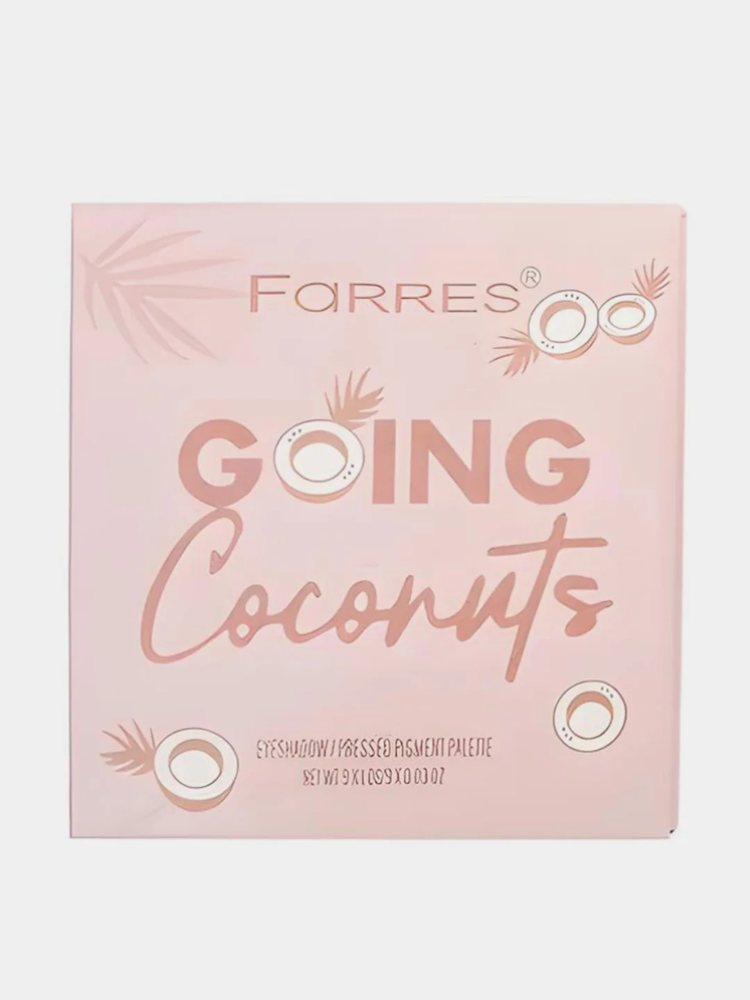 Тени для век Farres Going Coconuts, 9 цветов