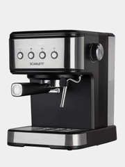 Кофеварка рожковая SCARLETT SC-CM33022, 1100 Вт, черный/серебряный