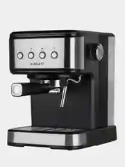 Кофеварка рожковая SCARLETT SC-CM33022, 1100 Вт, черный/серебряный