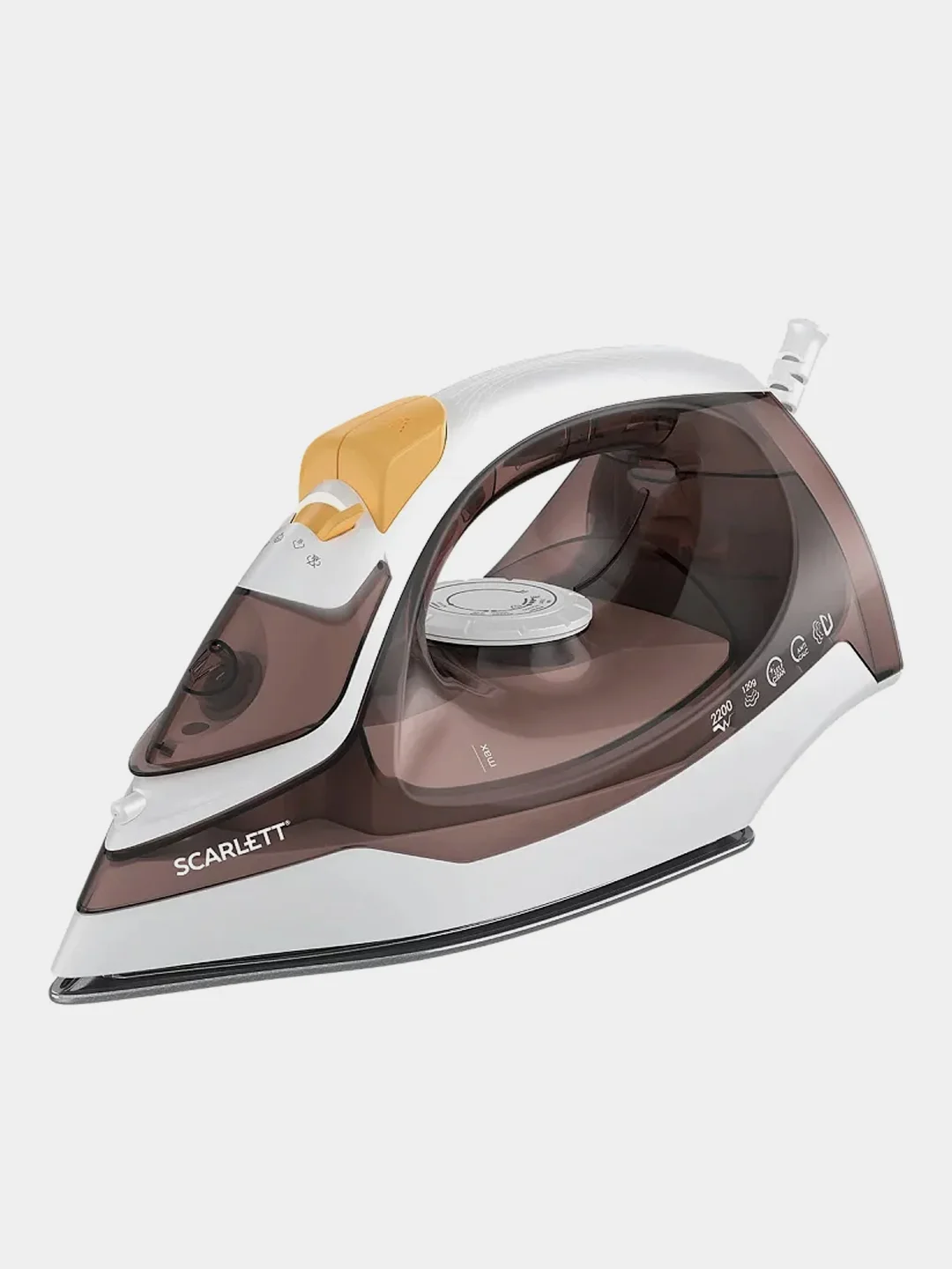 Утюг SCARLETT SC-SI30K47, керамическое, коричневый, 2200 Вт