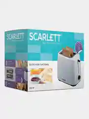 Тостер SCARLETT SC-TM11032, белый, съемный поддон для крошек, 800 Вт
