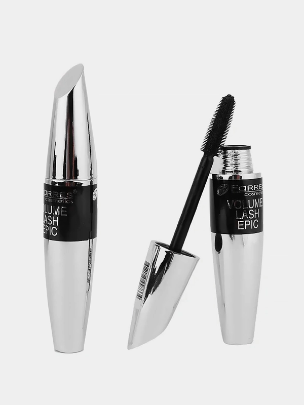 Тушь для ресниц Farres Volume Lash Epic эпический объем, с силиконовой щеточкой, черный