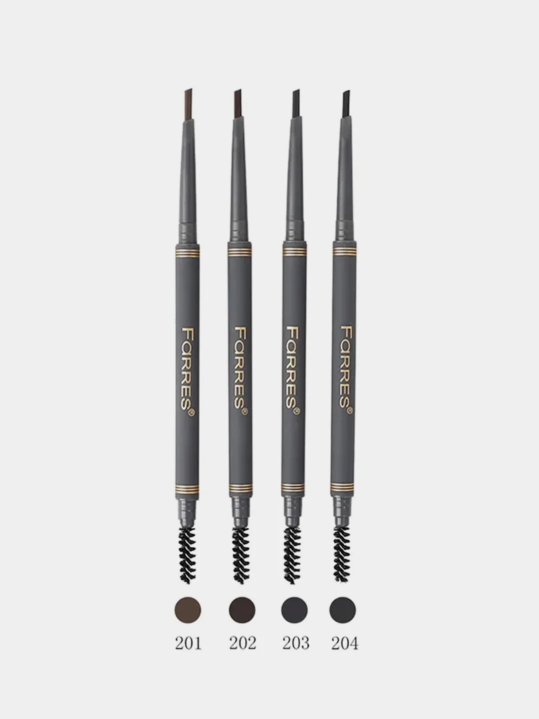 Карандаш для бровей Farres Ultrafine, с щеточкой, 0.1 г