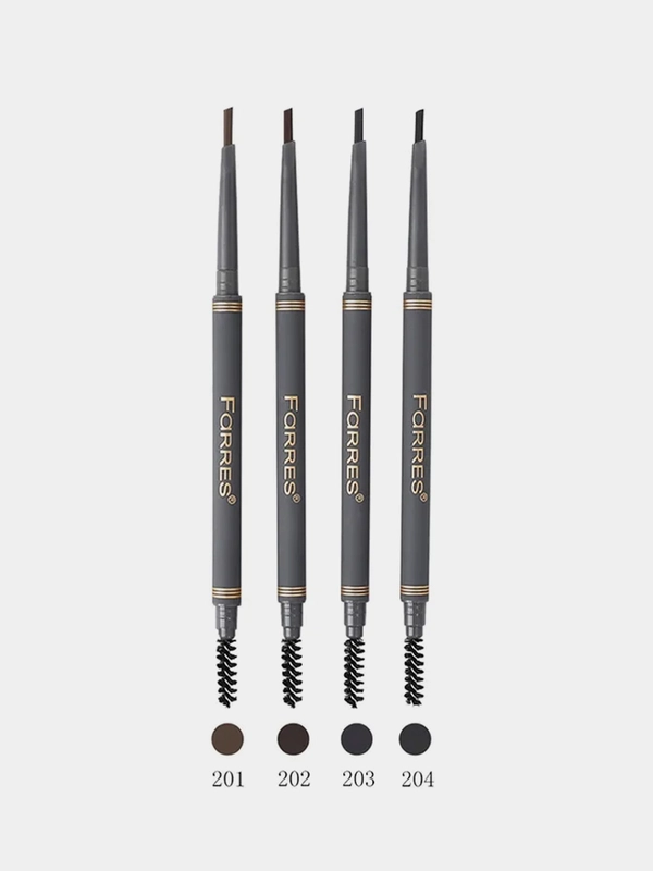 Карандаш для бровей Farres Ultrafine, с щеточкой, 0.1 г