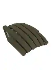 Тёмно-коричневый складной ободок для волос, матовый