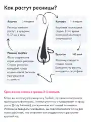 Сыворотка для роста ресниц и бровей Toplash, 3 мл