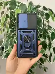 Зеленый чехол противоударный armors для Oppo Reno 11F / Оппо Рено 11Ф с защитой камеры
