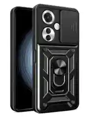 Черный чехол противоударный armors для Oppo Reno 11F / Оппо Рено 11Ф с защитой камеры