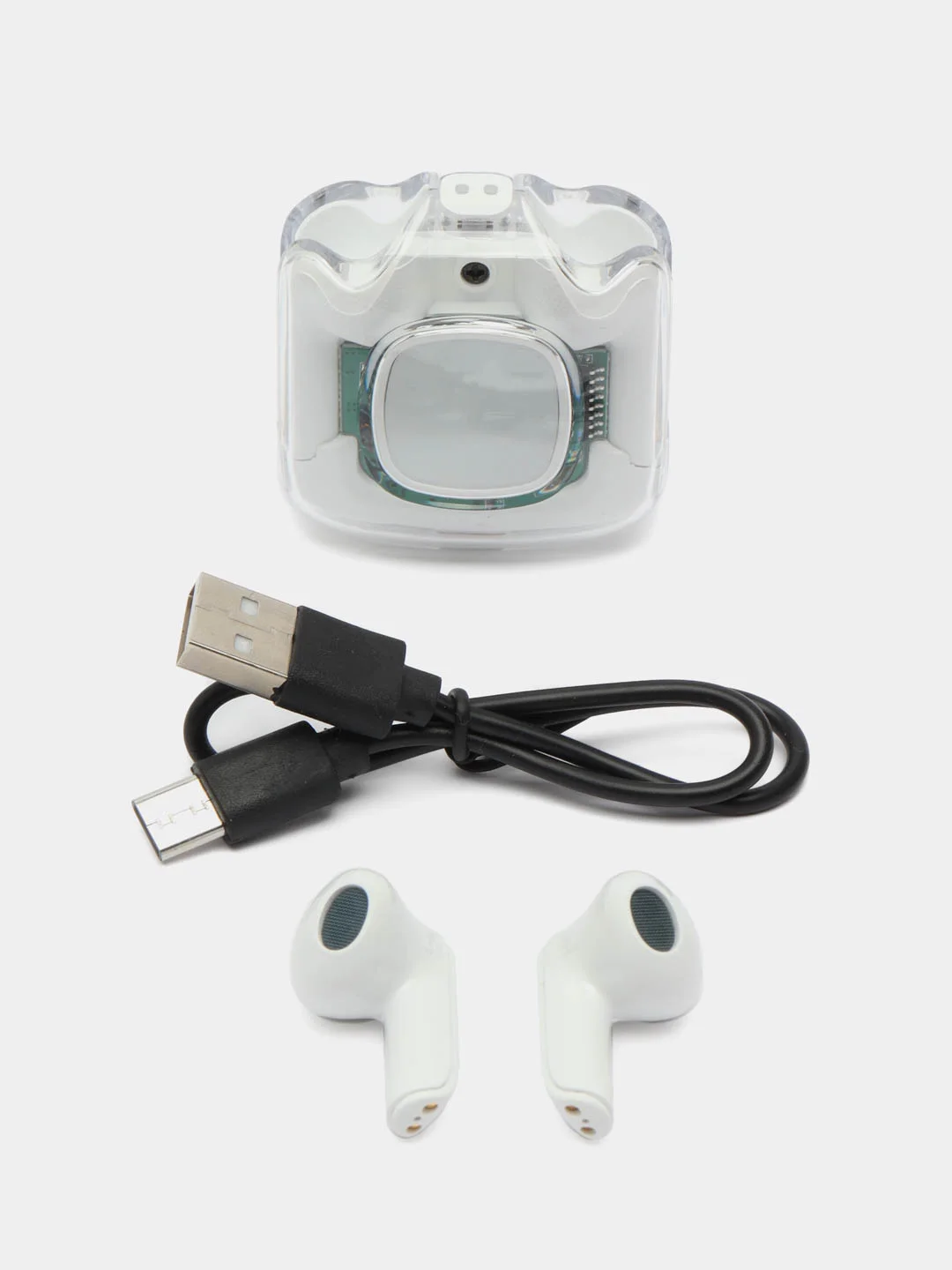 Белый беспроводные наушники, Bluetooth, ТМ60