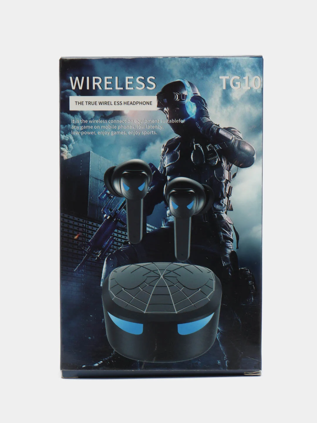 Беспроводные наушники, Bluetooth, TG10, человек паук