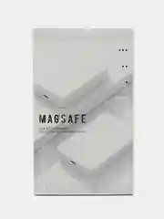 Белый беспроводная зарядка, повербанк, внешний аккумулятор, MagSafe, для iPhone 5000, 10000 mAh