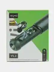 Черный беспроводные наушники, Bluetooth, BQ40