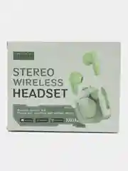 Зеленый беспроводные наушники, Bluetooth, ТМ60