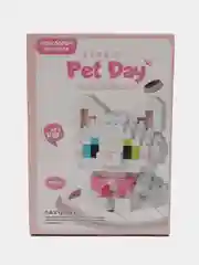 Красный детский 3D конструктор, игрушка развивающая