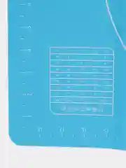 Синий силиконовый коврик толщиной 2 мм, для выпечки и раскатки теста