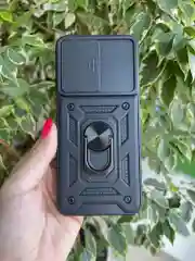 Черный чехол противоударный armors для Oppo A55 и A16 / Оппо А55 и А16 с защитой камеры