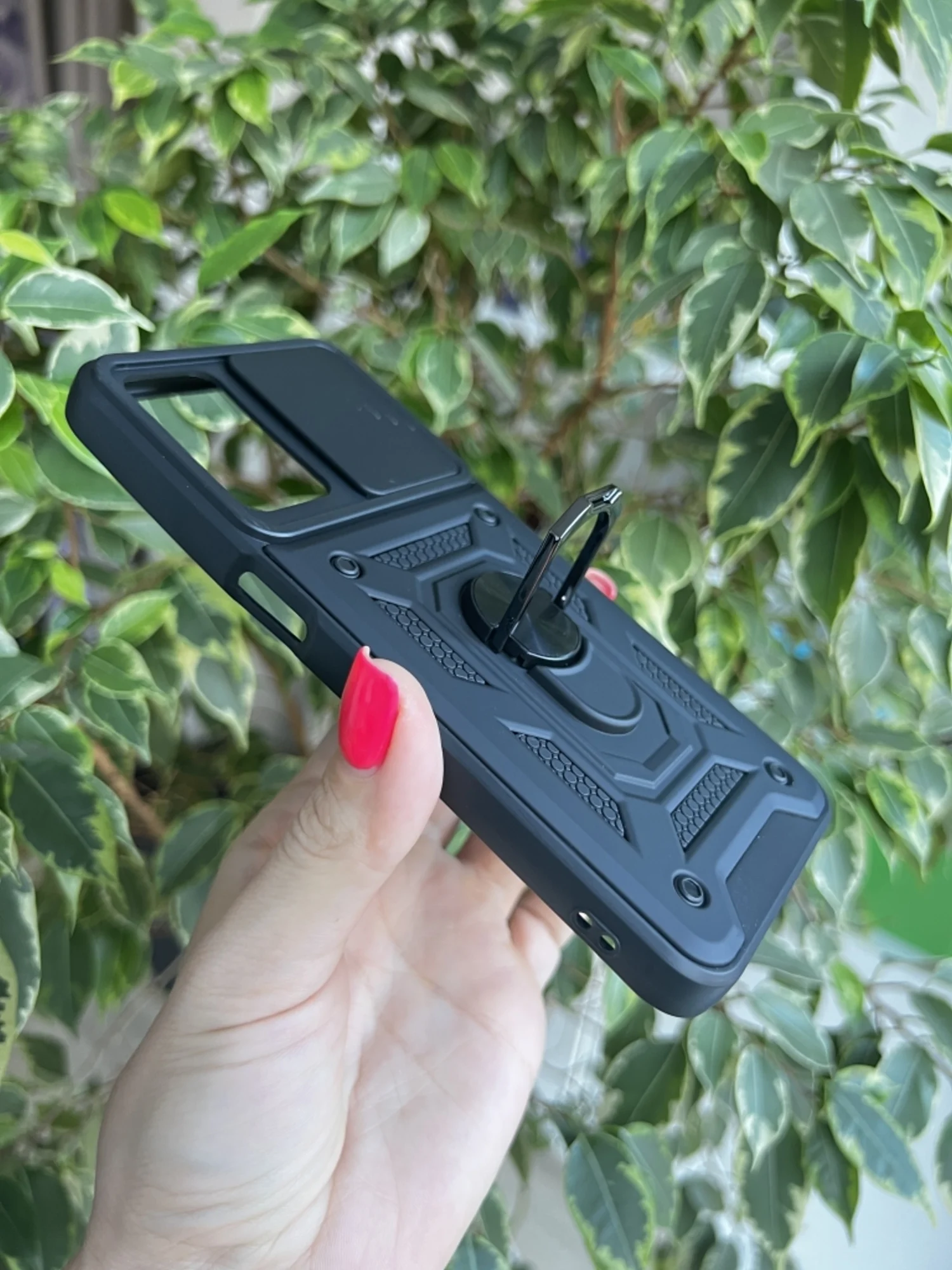 Черный чехол противоударный armors для Oppo A55 и A16 / Оппо А55 и А16 с защитой камеры