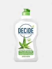 Средство для мытья посуды DECIDE Professional "Алоэ-вера", гель, 470 мл
