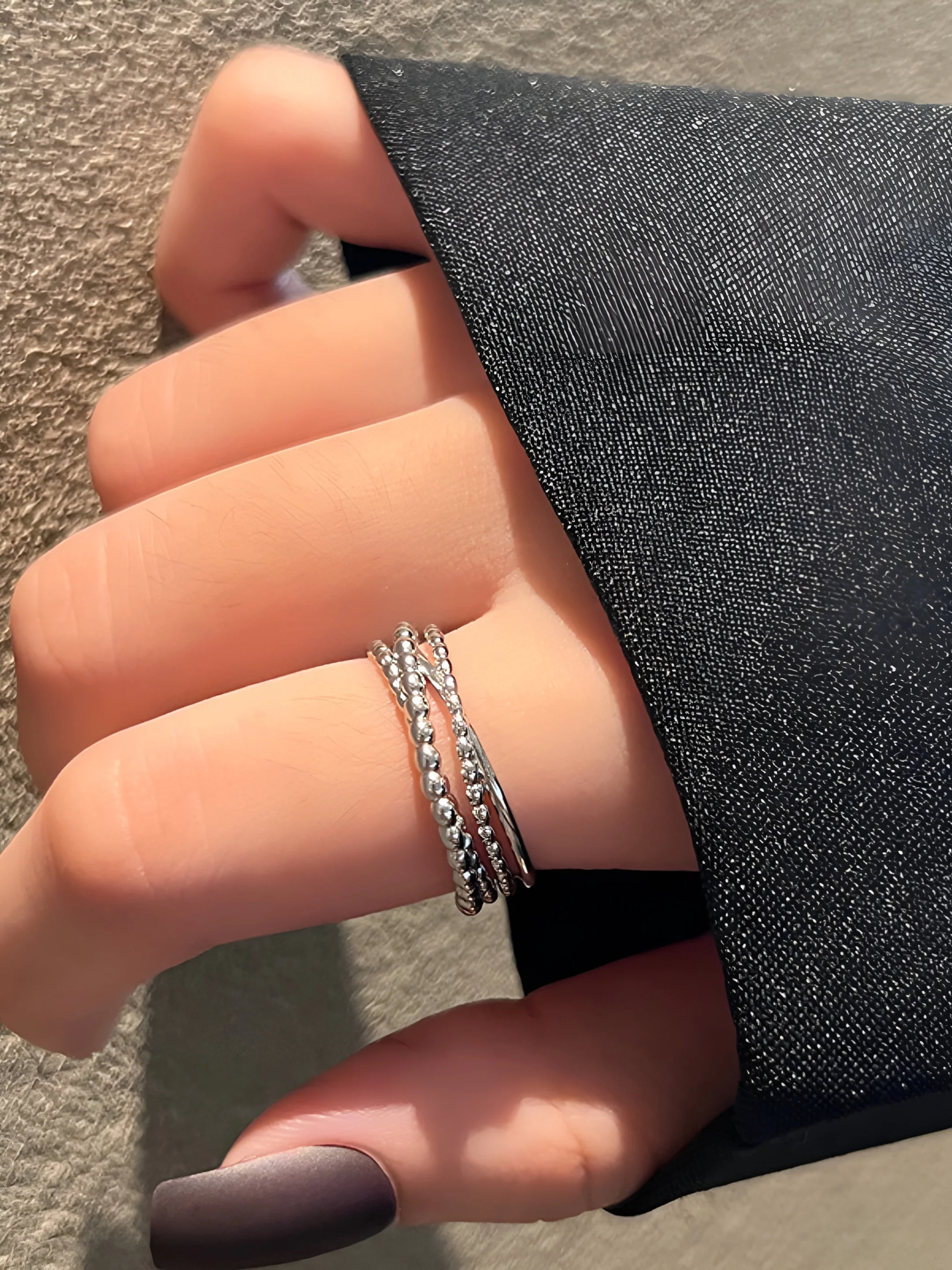 Серебряный кольцо женское